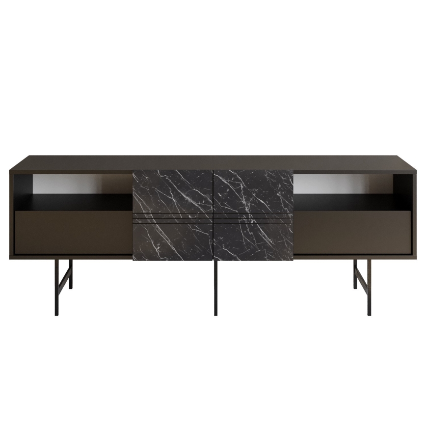 TV Table DERIN 65x180 cm black