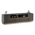 TV table FRED anthracite/oak artisan