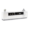 TV table FRED white/grey