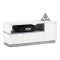 TV table FRED white/grey