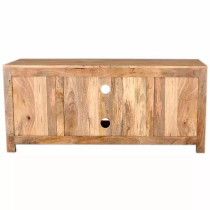 TV table HINA 60x140 cm solid wood/mango tree