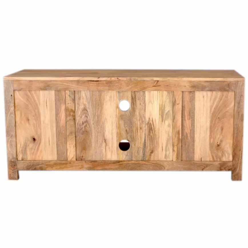 TV table HINA 60x140 cm solid wood/mango tree