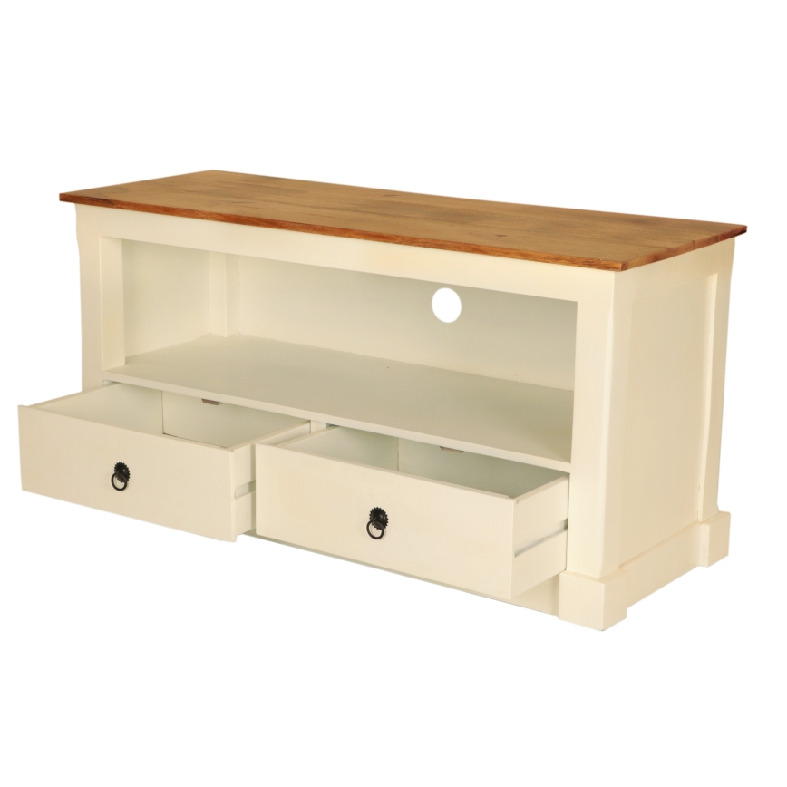 TV table RETRO 60x120 cm solid wood/mango tree