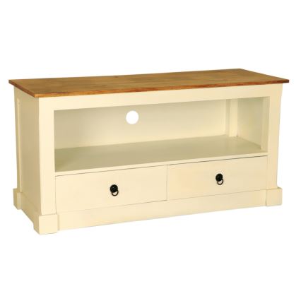 TV table RETRO 60x120 cm solid wood/mango tree