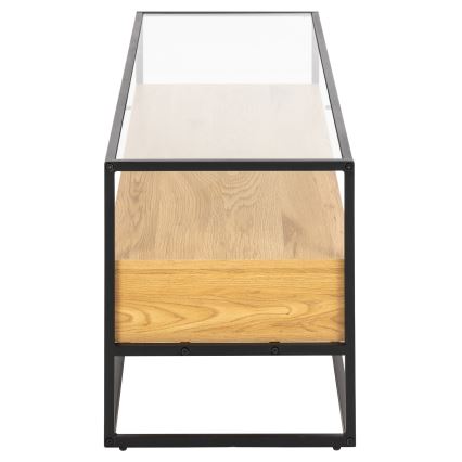TV table ZEIN oak/black