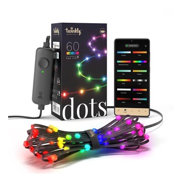 Twinkly - LED RGB Dimmable strip DOTS 60xLED 3 m Wi-Fi USB