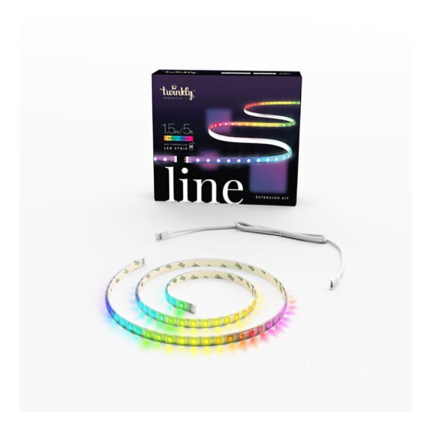 Twinkly - LED RGB Extension dimmable strip LINE 100xLED 1,5 m Wi-Fi