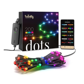 Twinkly - LED RGB Outdoor dimmable strip DOTS 200xLED 10 m IP44 WiFi