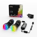 Twinkly - LED RGBW Dimmable outdoor Christmas chain STRINGS 250xLED 23,5m IP44 Wi-Fi