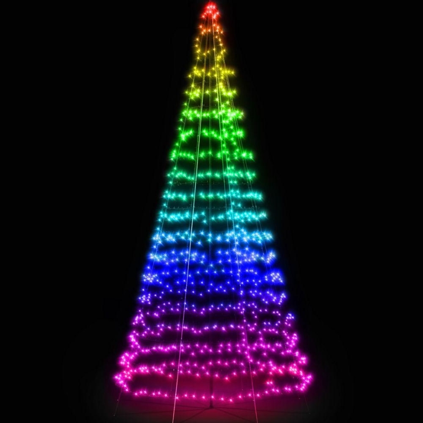 Twinkly - LED RGBW Dimmable outdoor Christmas tree LIGHT TREE 300xLED 2m IP44 Wi-Fi
