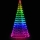 Twinkly - LED RGBW Dimmable outdoor Christmas tree LIGHT TREE 300xLED 2m IP44 Wi-Fi