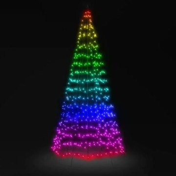 Twinkly - LED RGBW Dimmable outdoor Christmas tree LIGHT TREE 450xLED 3m IP44 Wi-Fi