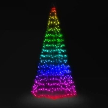 Twinkly - LED RGBW Dimmable outdoor Christmas tree LIGHT TREE 750xLED 4m IP44 Wi-Fi
