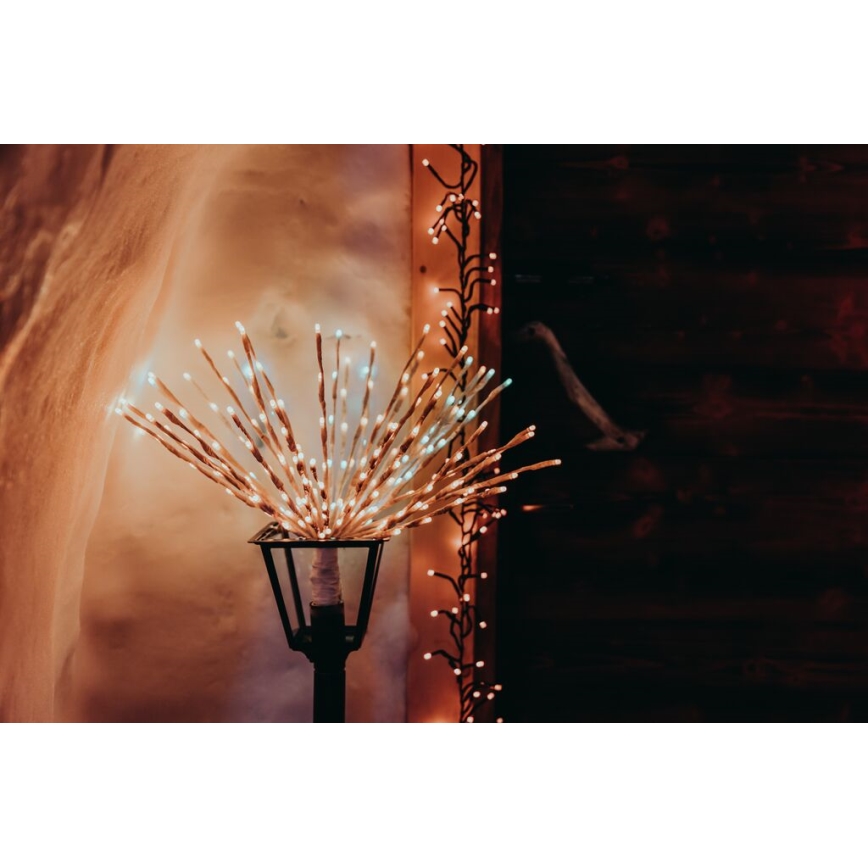 Twinkly - LED RGB Dimmable outdoor poinsettia SPRITZER 200xLED IP44 Wi-Fi