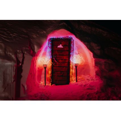 Twinkly - LED RGB Dimmable outdoor poinsettia SPRITZER 200xLED IP44 Wi-Fi