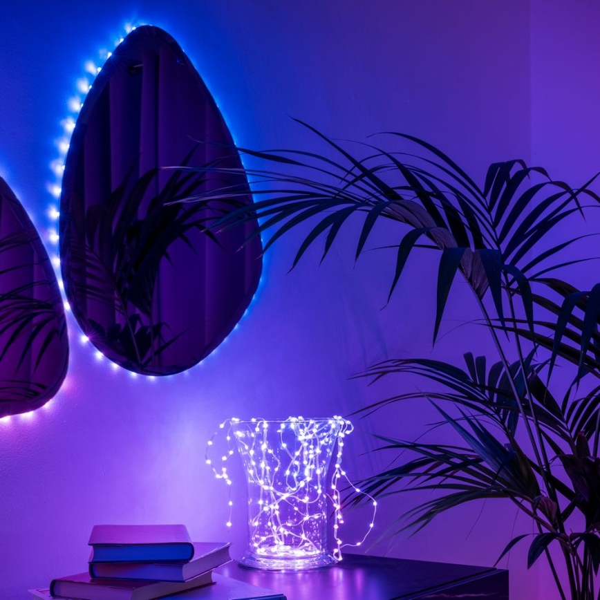 Twinkly - LED RGB Dimmable strip DOTS 60xLED 3 m Wi-Fi USB