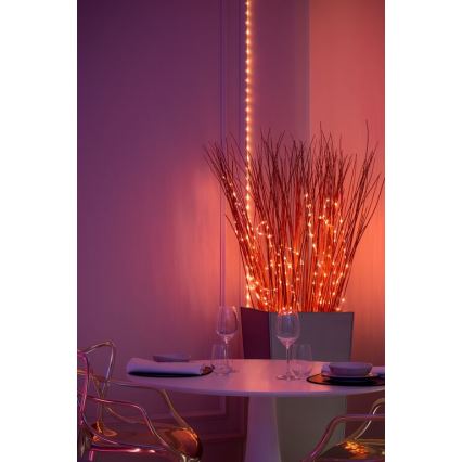 Twinkly - LED RGB Dimmable strip DOTS 60xLED 3 m Wi-Fi USB