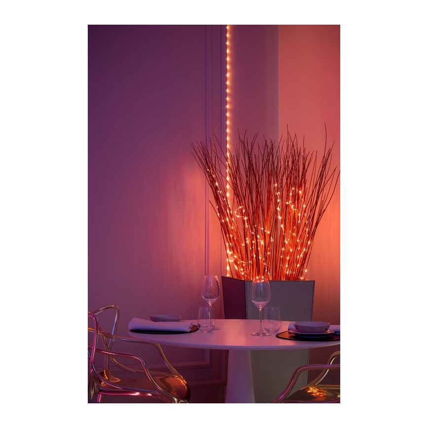 Twinkly - LED RGB Dimmable strip DOTS 60xLED 3 m Wi-Fi USB