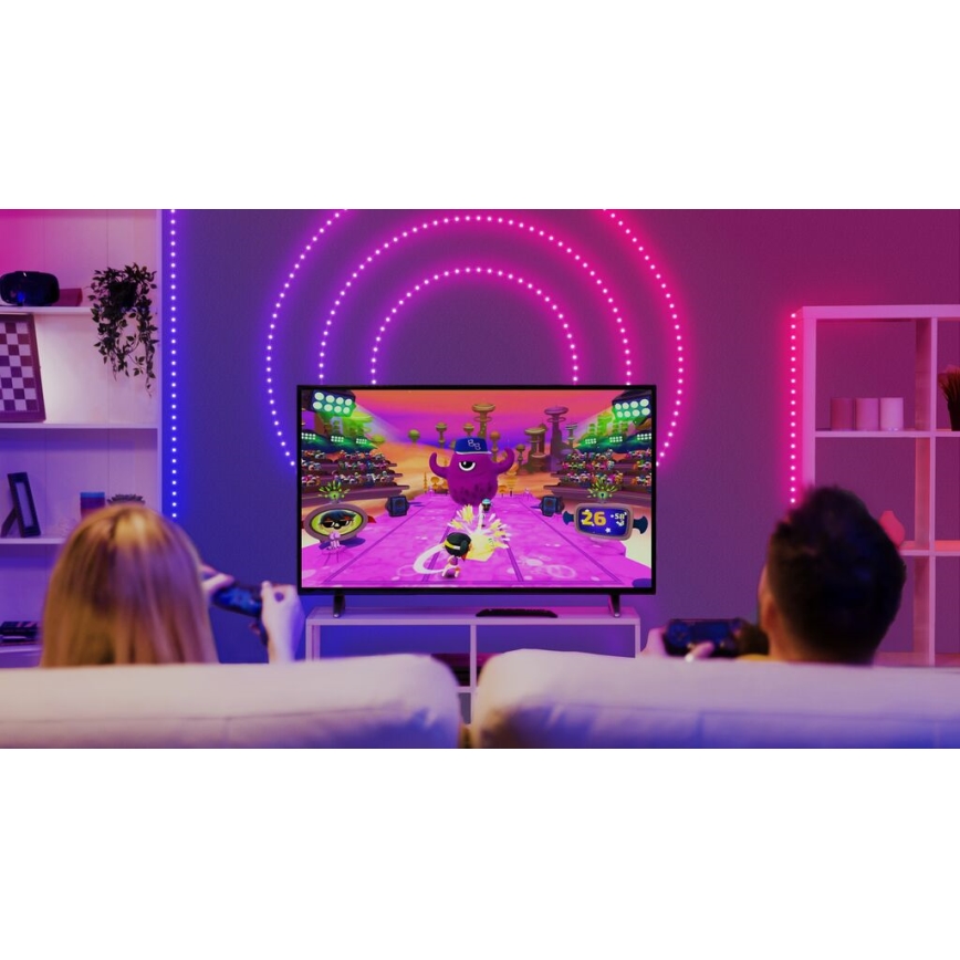 Twinkly - LED RGB Dimmable strip DOTS 60xLED 3 m Wi-Fi USB