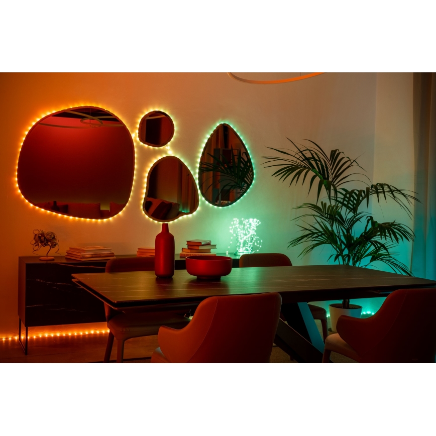 Twinkly - LED RGB Dimmable Christmas string lights DOTS 60xLED 7 m USB Wi-Fi