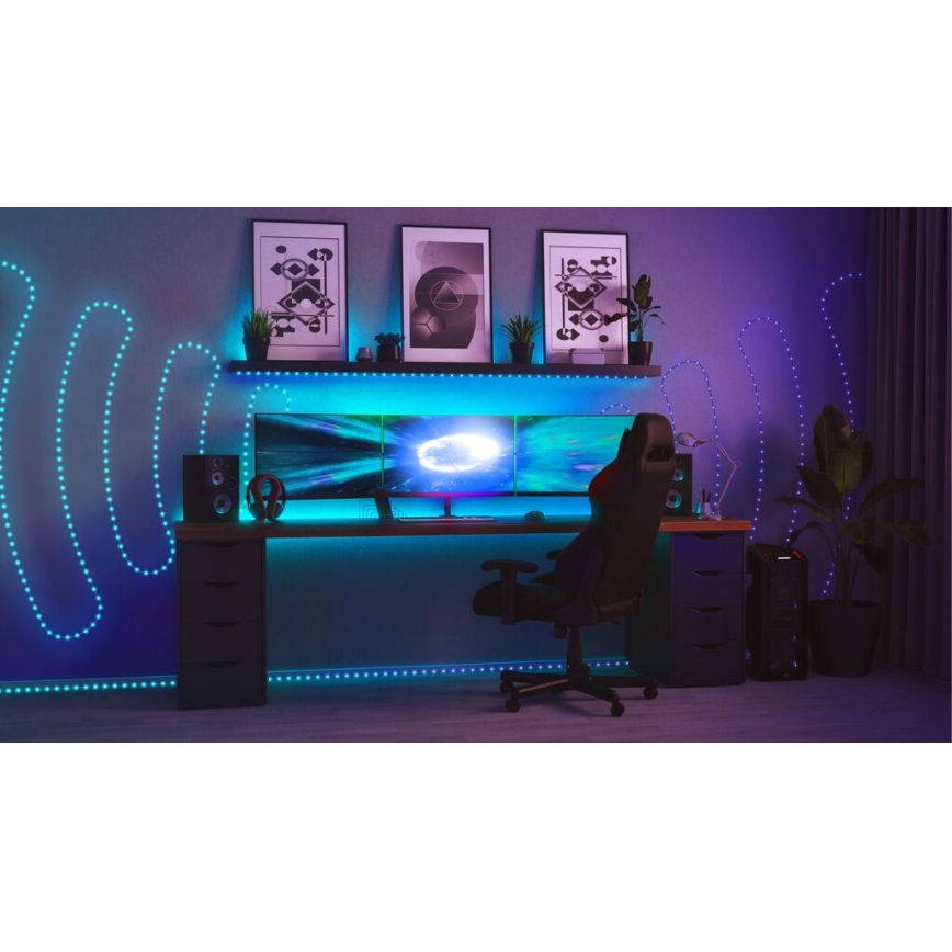 Twinkly - LED RGB Outdoor dimmable strip DOTS 200xLED 10 m IP44 WiFi