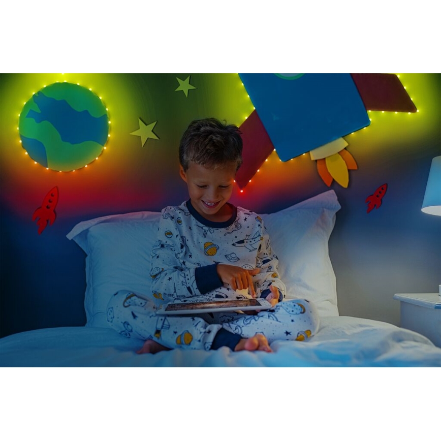 Twinkly - LED RGB Outdoor dimmable strip DOTS 200xLED 10 m IP44 WiFi
