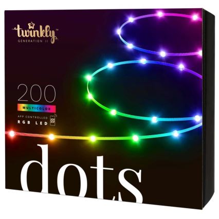 Twinkly - LED RGB Outdoor dimmable strip DOTS 200xLED 10 m IP44 Wi-Fi