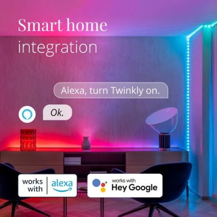 Twinkly - LED RGB Outdoor dimmable strip DOTS 400xLED 20 m IP44 Wi-Fi