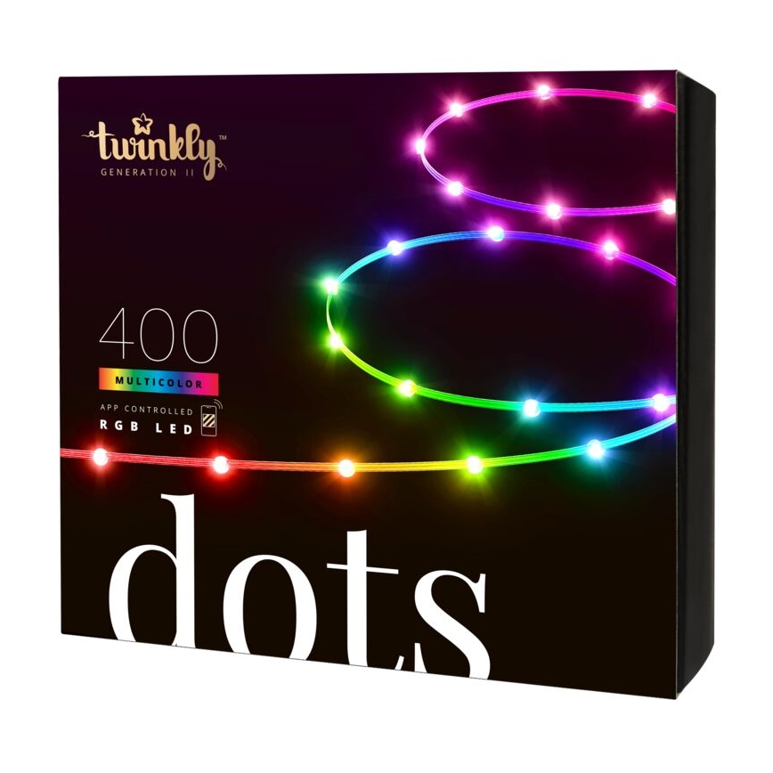 Twinkly - LED RGB Outdoor dimmable strip DOTS 400xLED 20 m IP44 Wi-Fi