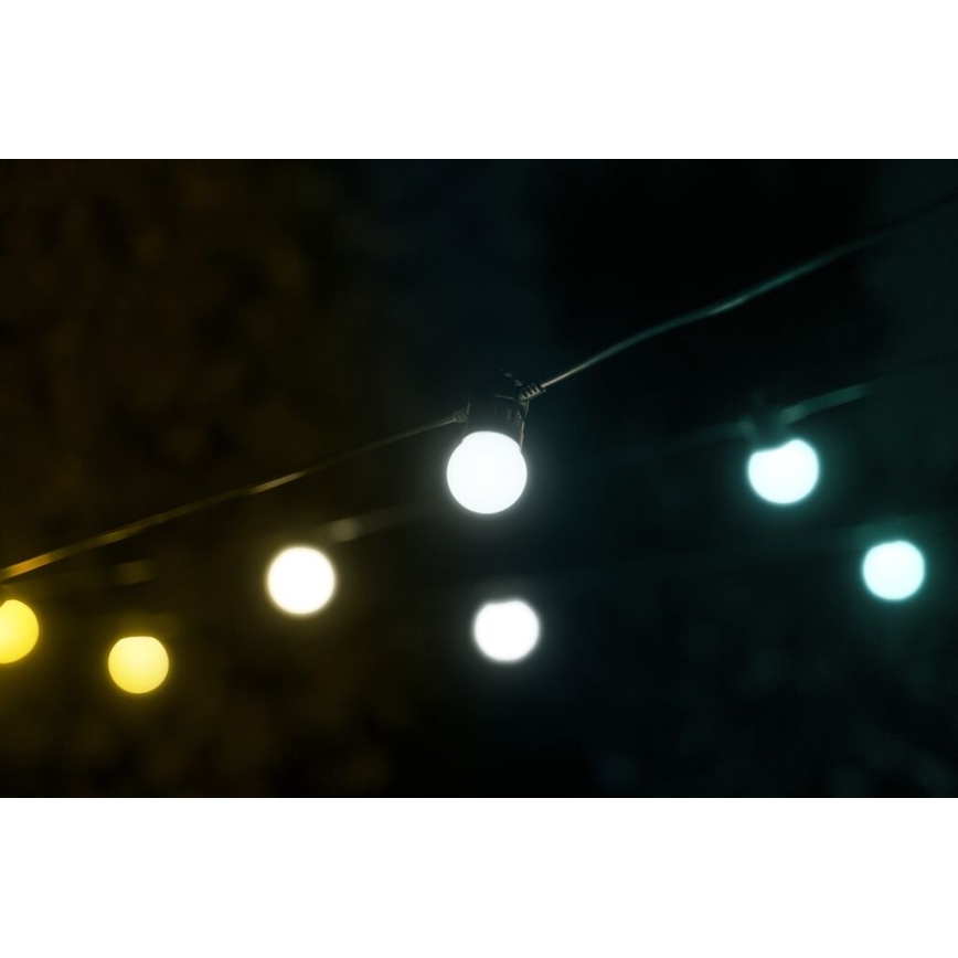 Twinkly - LED Dimmable outdoor decorative chain FESTOON 20xLED 14m IP44 Wi-Fi
