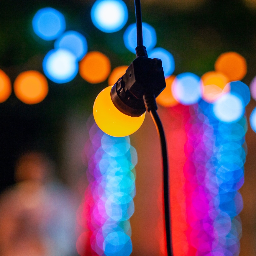Twinkly - LED RGB Dimmable outdoor decorative chain FESTOON 20xLED 14m IP44 Wi-Fi