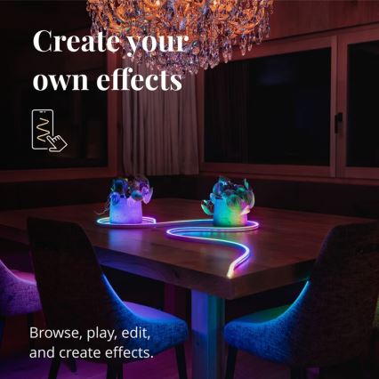 Twinkly - LED RGB Dimmable strip FLEX 200xLED 2 m Wi-Fi