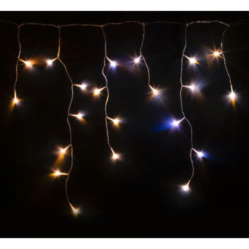 Twinkly - LED Dimmable outdoor Christmas curtain ICICLE 190xLED 11,5m IP44 Wi-Fi
