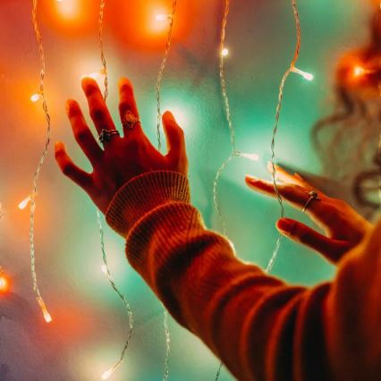 Twinkly - LED RGBW Dimmable outdoor Christmas curtain ICICLE 190xLED 11,5m IP44 Wi-Fi