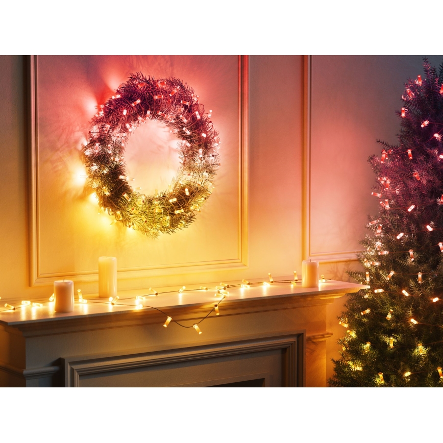 Twinkly - LED RGB Dimmable Christmas chain CANDIES 100xLED 8 m USB Wi-Fi