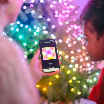 Twinkly - LED RGB Dimmable Christmas chain CANDIES 100xLED 8 m USB Wi-Fi