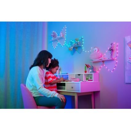 Twinkly - LED RGB Dimmable Christmas Light String CANDIES, 200 LEDs, 14 m, USB, Wi‑Fi