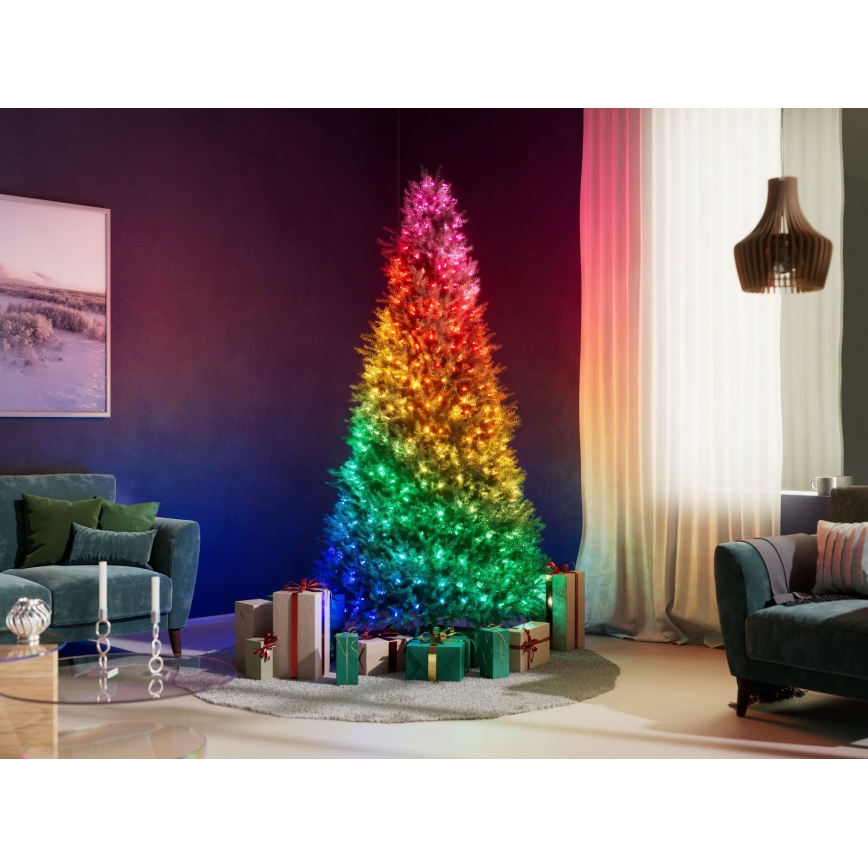 Twinkly - LED RGB Dimmable Christmas Light String CANDIES, 200 LEDs, 14 m, USB, Wi‑Fi
