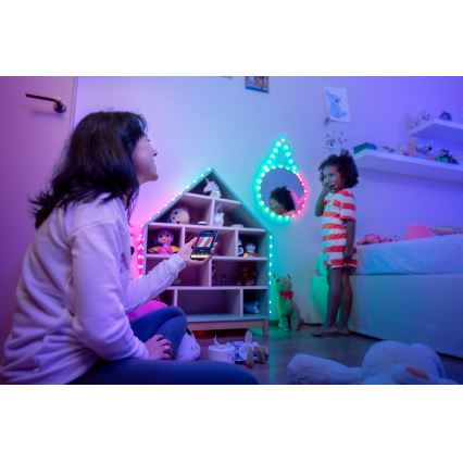 Twinkly - LED RGB Dimmable Christmas chain CANDIES 200xLED 14 m USB Wi-Fi