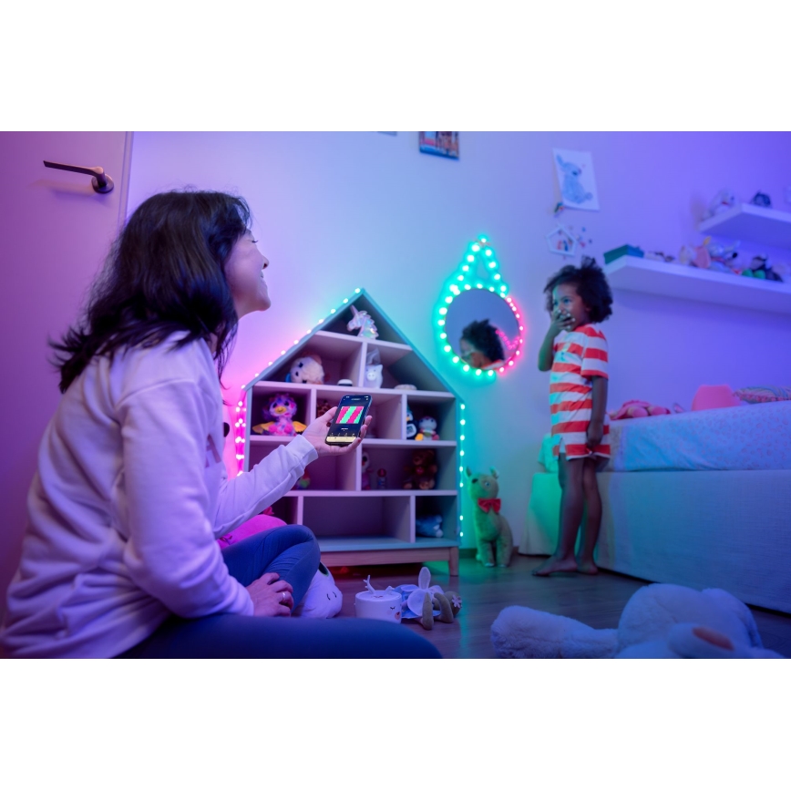 Twinkly - LED RGB Dimmable Christmas chain CANDIES 200xLED 14 m USB Wi-Fi