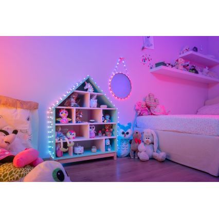 Twinkly - LED RGB Dimmable Christmas chain CANDIES 200xLED 14 m USB Wi-Fi