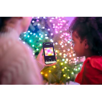 Twinkly - LED RGB Dimmable Christmas chain CANDIES 200xLED 14 m USB Wi-Fi