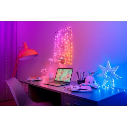 Twinkly - LED RGB Dimmable Christmas chain CANDIES 100xLED 8 m USB Wi-Fi