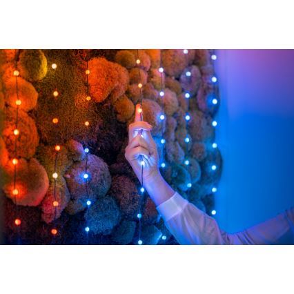 Twinkly - LED RGB Dimmable Christmas chain CANDIES 100xLED 8 m USB Wi-Fi
