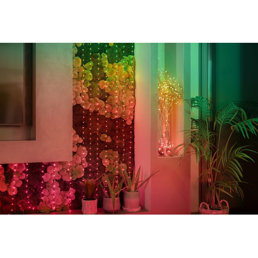Twinkly - LED RGB Dimmable Christmas chain CANDIES 100xLED 8 m USB Wi-Fi