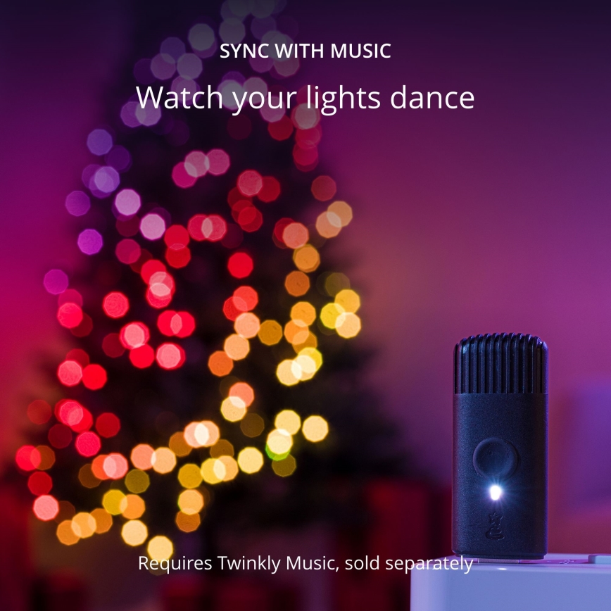 Twinkly - LED RGB Dimmable Christmas chain CANDIES 100xLED 8 m USB Wi-Fi