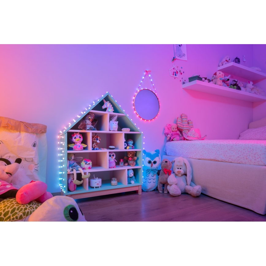 Twinkly - LED RGB Dimmable Christmas chain CANDIES 200xLED 14 m USB Wi-Fi