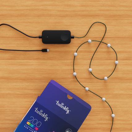 Twinkly - LED RGB Dimmable Christmas chain CANDIES 200xLED 14 m USB Wi-Fi