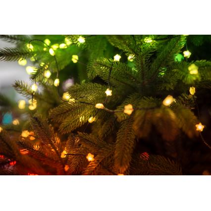Twinkly - Dimmable RGB LED Christmas String Lights CANDIES 100xLED 8 m USB Wi-Fi