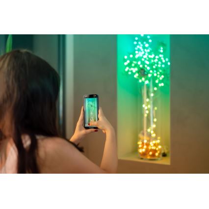 Twinkly - Dimmable RGB LED Christmas String Lights CANDIES 100xLED 8 m USB Wi-Fi